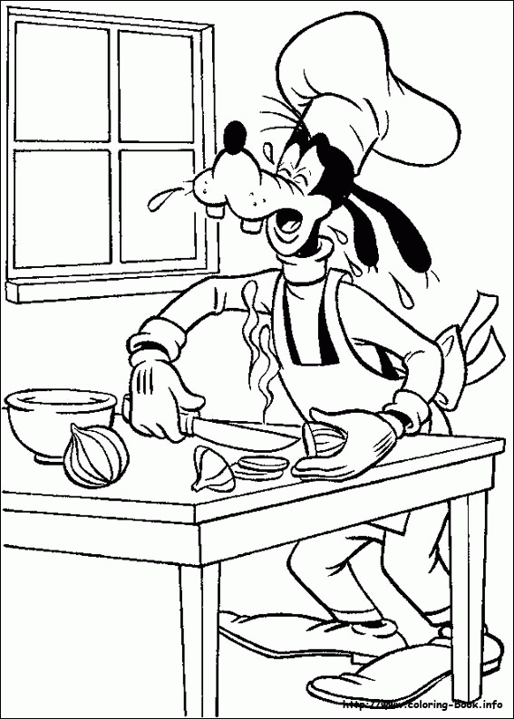 Goofy kolorowanki